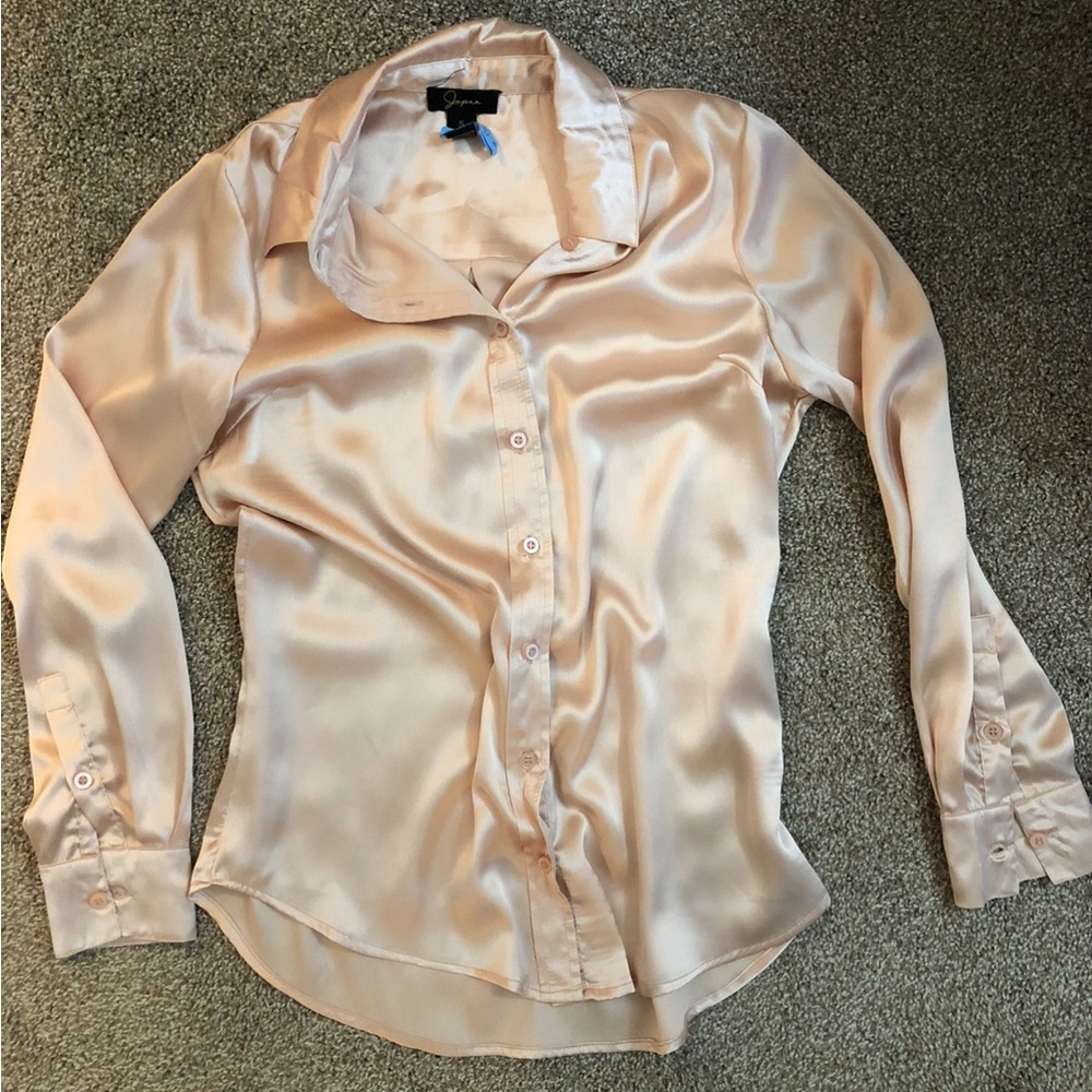 Polyester Button Down